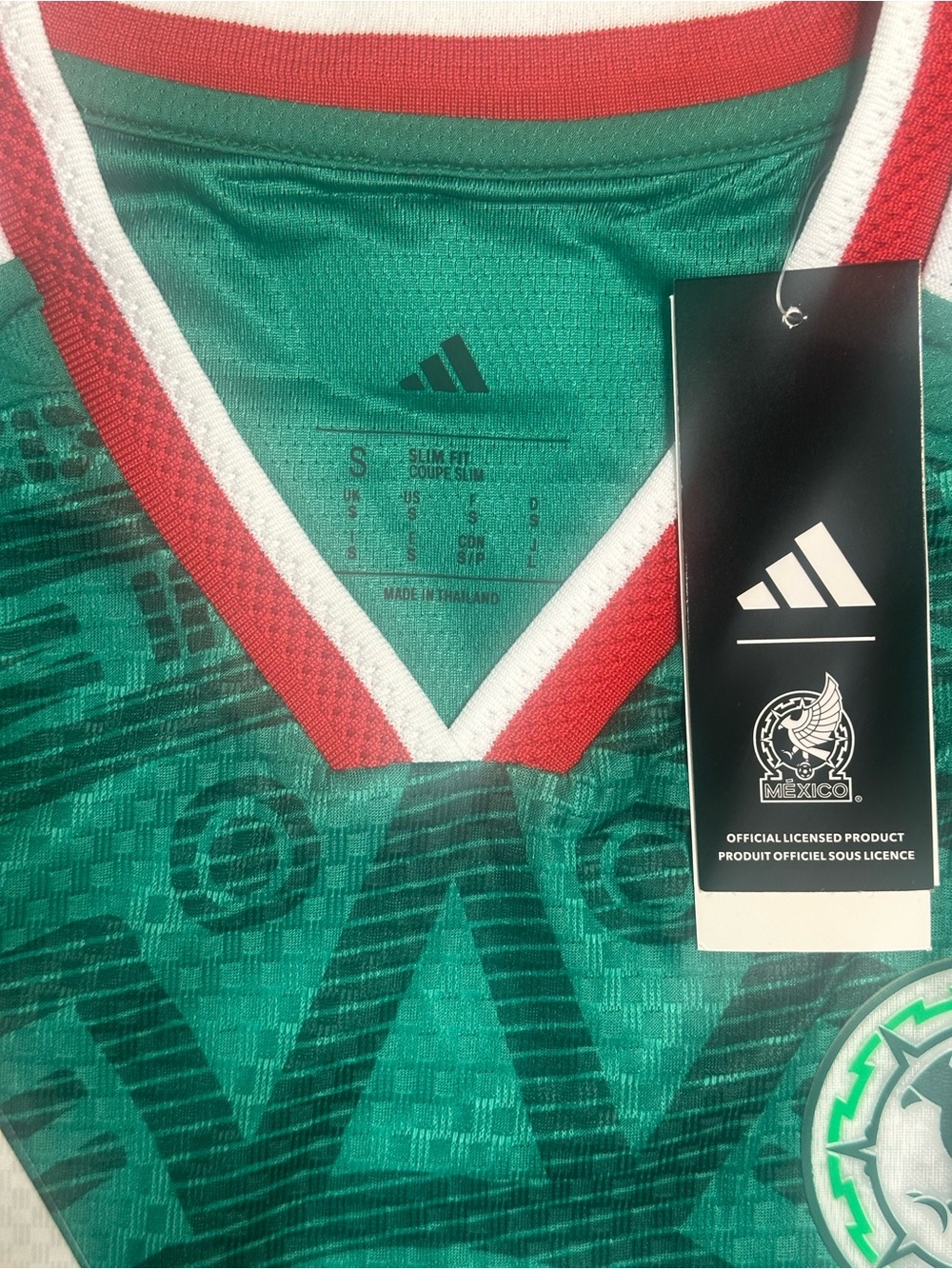 adidas Mexico Home Jersey # 19 G. Mora Player Version WORLD CUP MEXICO Authentic - Picture 7 of 9